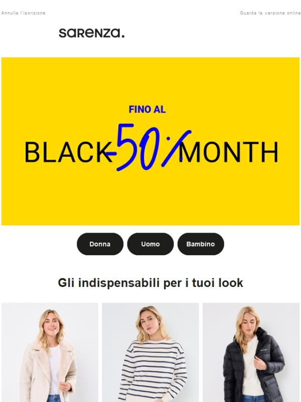 🔥 Black Month: è adesso!