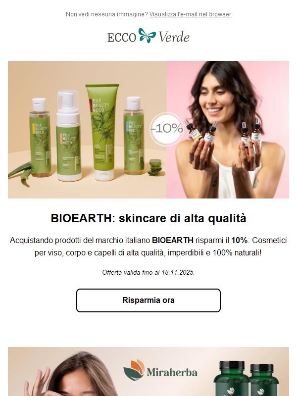 🌱Skincare naturale con BIOEARTH🌱