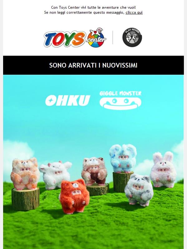 ♟️ PLAY 4EVER - Scopri i nuovi Giggle Monster, ora in negozio!
