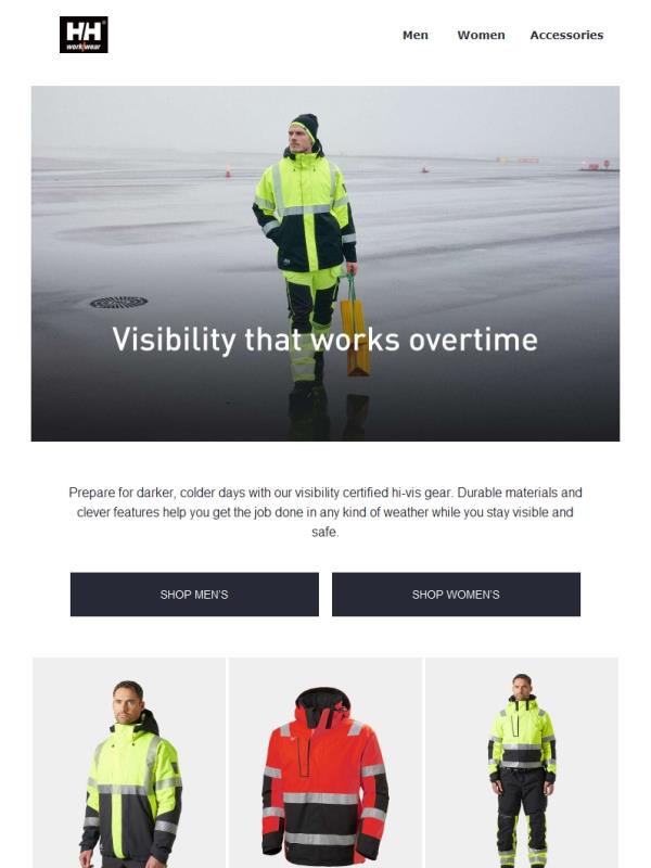 Bright gear for dark days