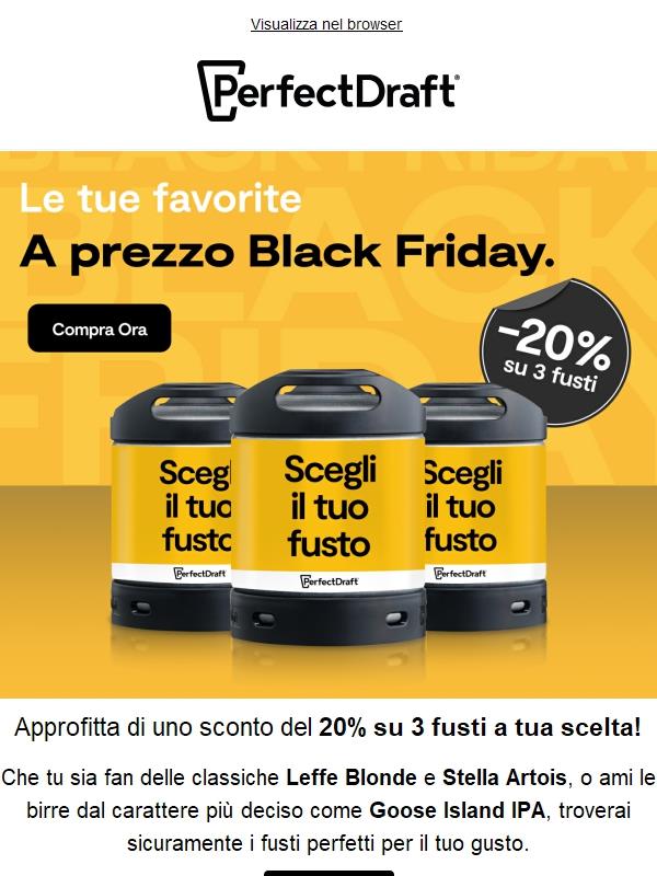 🍺 3 fusti al -20%!