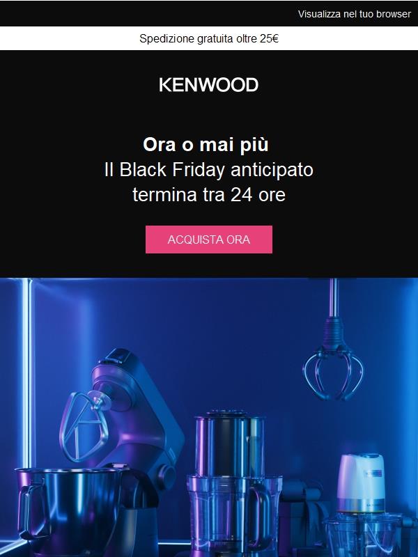 ⚡Ora o mai più - il Black Friday anticipato termina tra 24 ore!