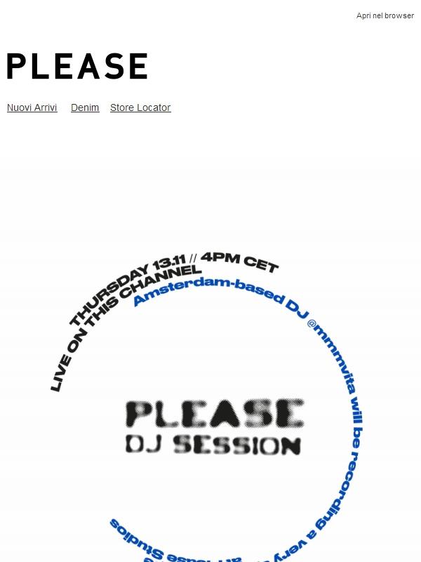 PLEASE DJ SESSION Live 💙