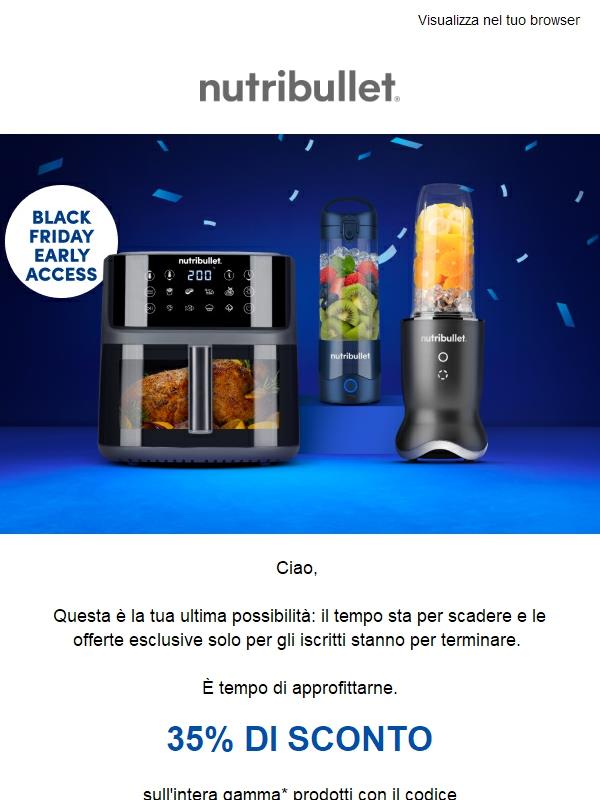 ⏳ Il tempo sta per scadere: le esclusive offerte anticipate del Black Friday finiranno presto!