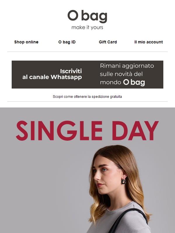 Non lasciar scadere il tuo codice sconto SINGLE20