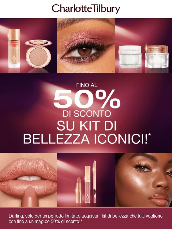 Fino al 50% di sconto! ⚡️💕