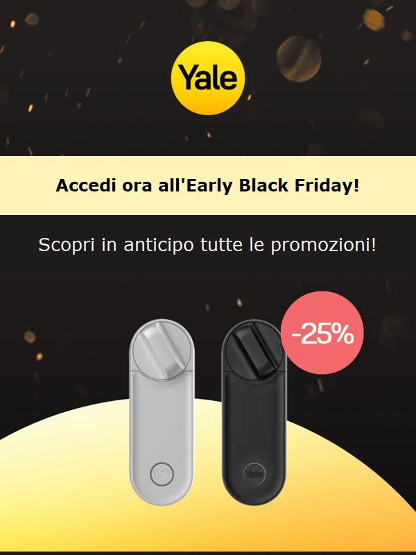 Early Black Friday: sicurezza smart ad prezzo speciale! 🔒