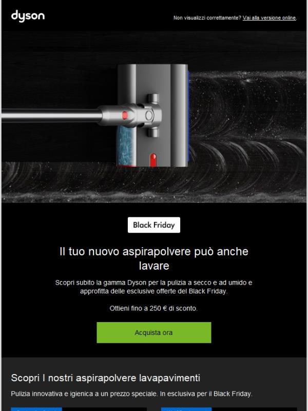 Dyson Submarine | Il Black Friday con i nostri nuovi multifunzione