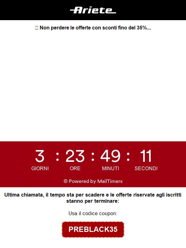 Il Black Friday anticipato sta per terminare