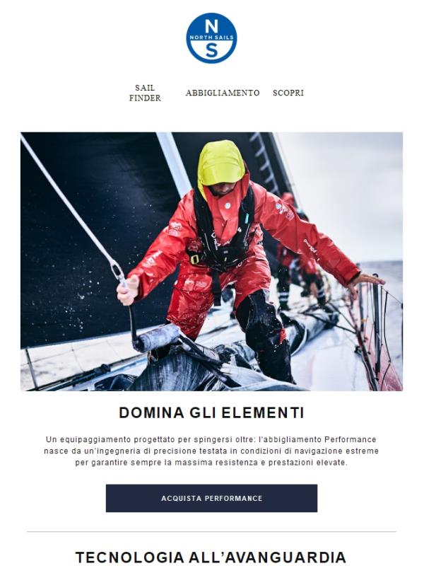 Attrezzatura da vela senza rivali. Approvata dai professionisti.