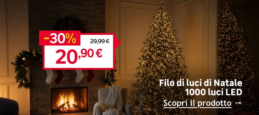 filo luci natale led