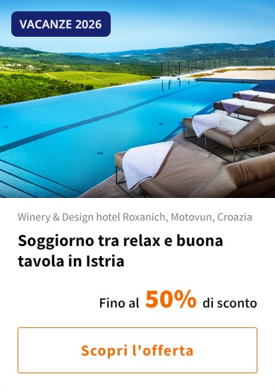 Soggiorno tra relax e buona tavola in Istria