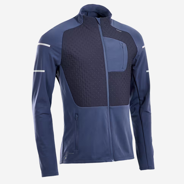 KIPRUN Giacca running uomo Run warm 900 blu