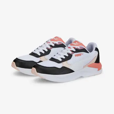 PUMA Sneakers camminata donna X-RAY LITE SPEED bianco-nero-rosa