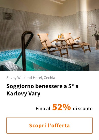 Soggiorno benessere a 5* a Karlovy Vary
