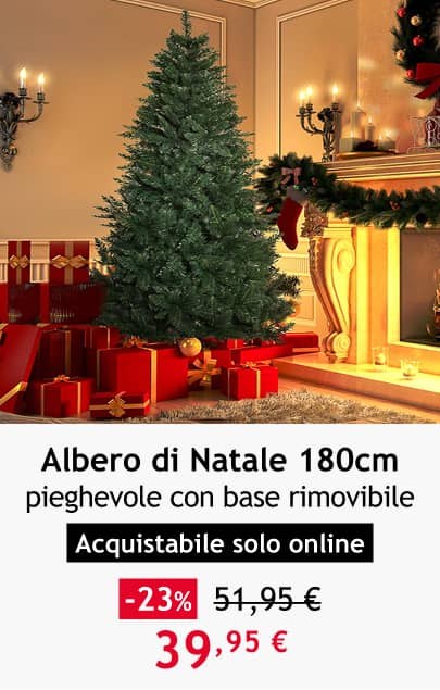 albero di natale 180cm