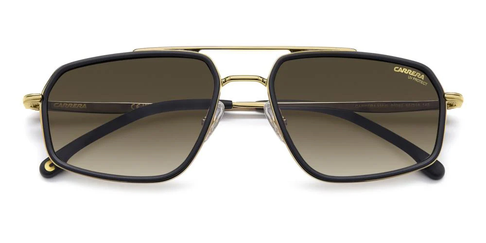 CARRERA 338/S Occhiali Da Sole Nero Geometrico