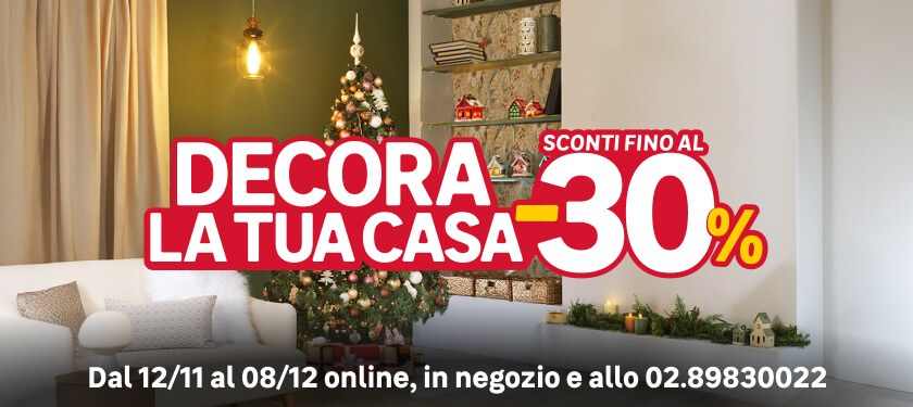 sconti fino al 30% - decora la tua casa