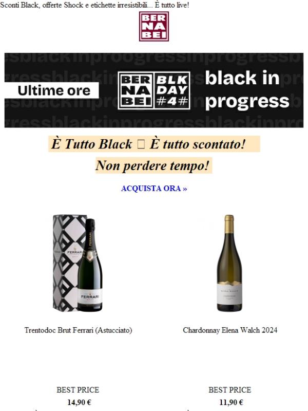 Occhio 👀 ai prezzi BLACK!