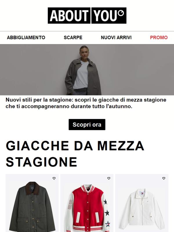 Giacche di mezza stagione per il tuo autunno