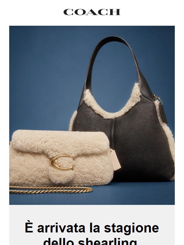 Scopri il calore delle borse in shearling, dei ciondoli e di molto altro