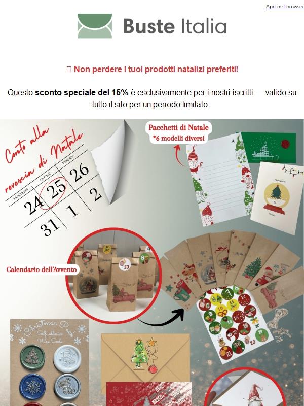 Il tuo regalo di Natale anticipato è arrivato! 🎄