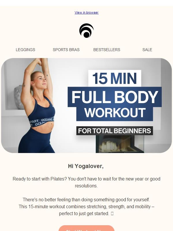 Don't wait for the New Year's resolution. 🧡