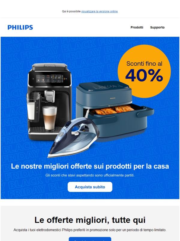 Gli sconti del Black Friday iniziano ORA 🔥
