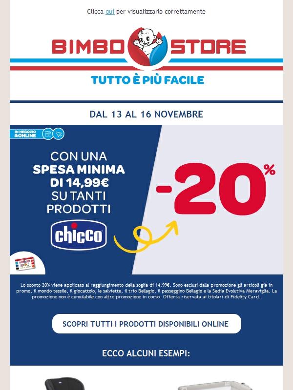 👕 💙 Tantissimi prodotti Chicco in offerta!