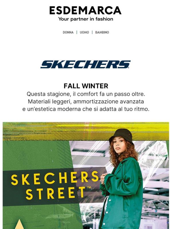 Skechers: design che accompagna la tua giornata