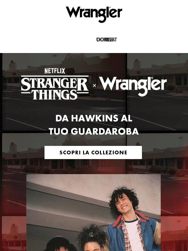 Entra nel Sottosopra con Wrangler x Stranger Things