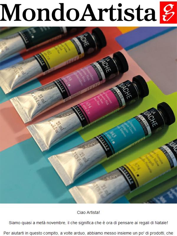 🎁IDEE REGALO ARTISTICHE🎁Fai felice un artista come te!