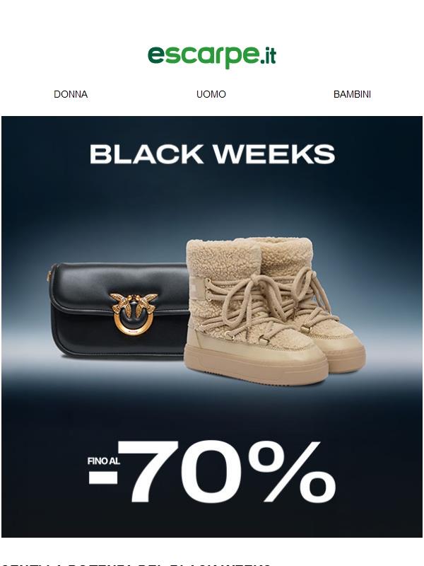 ⚫ Offerte fino al -70% ⚫ Scopri i prodotti di Timberland, Guess, adidas, Geox e molti altri!