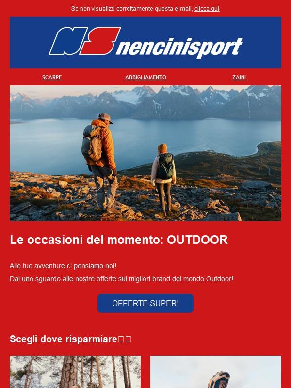 Le occasioni del momento: OUTDOOR