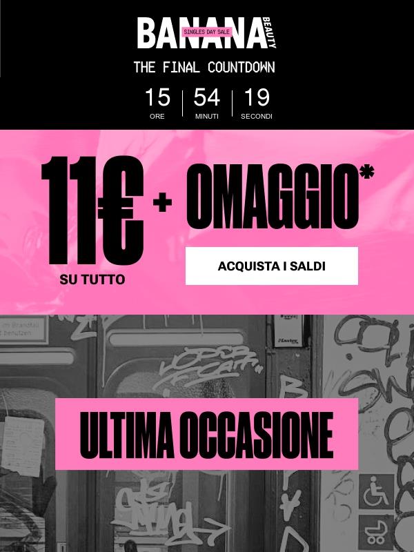 È ora o mai più ⚡ 11 € + un regalo gratuito