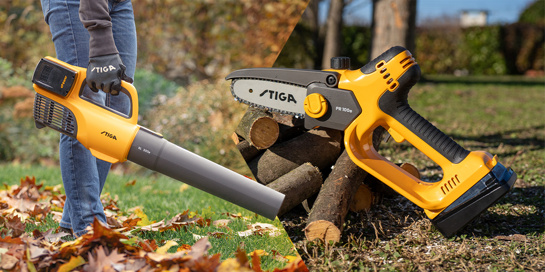 STIGA November in the garden