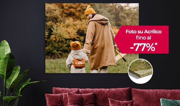 La tua foto dietro Acrilico: Effetto profondo a partire da 8,45€*