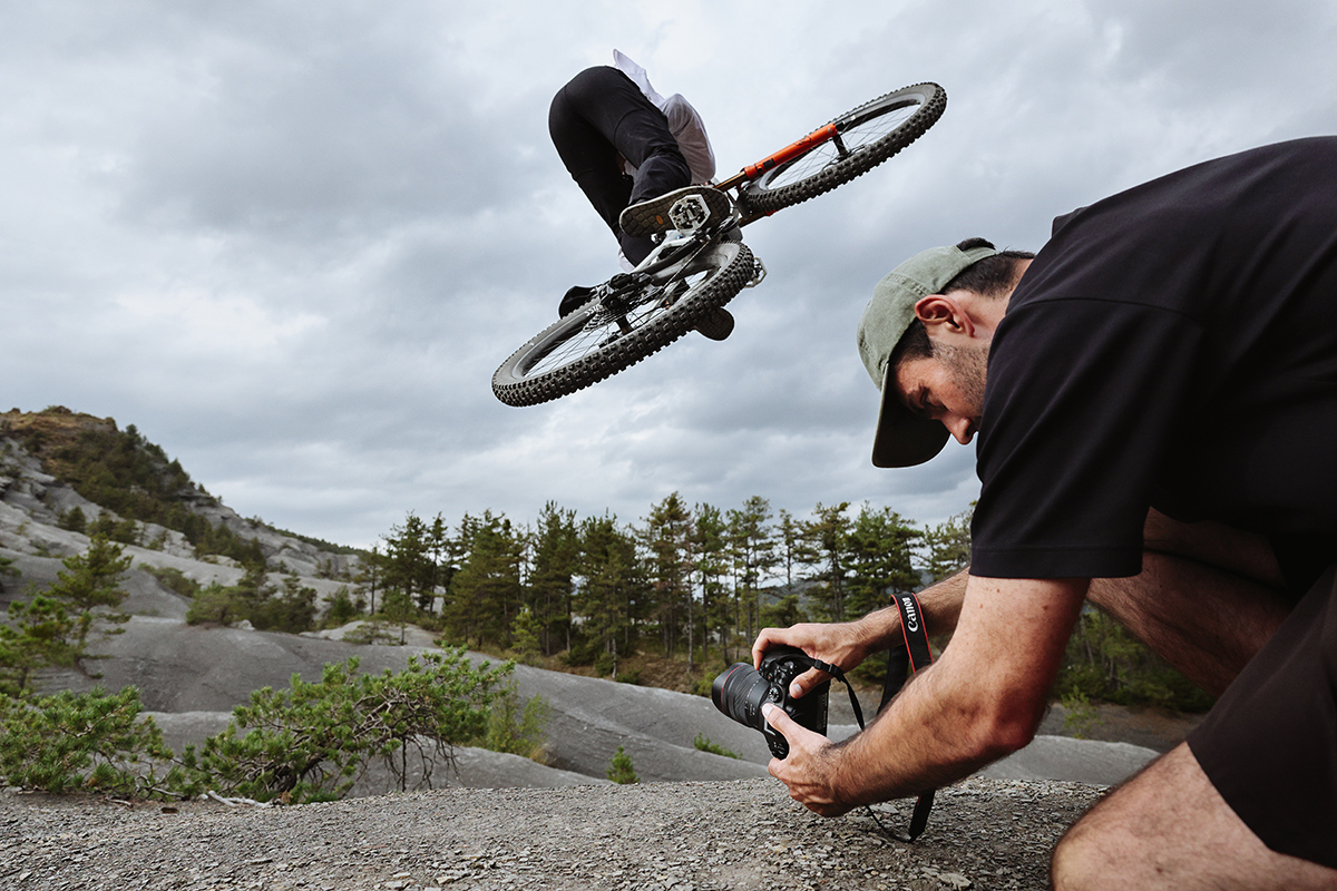 Illustrazione dello scatto continuo a 40 fps