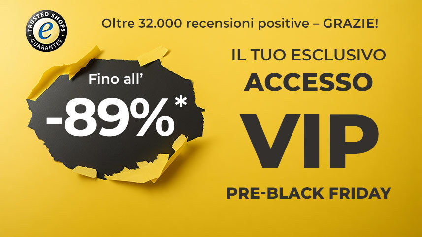 Oltre 32.000 recensioni positive. Non ce l’avremmo fatta senza di te!
