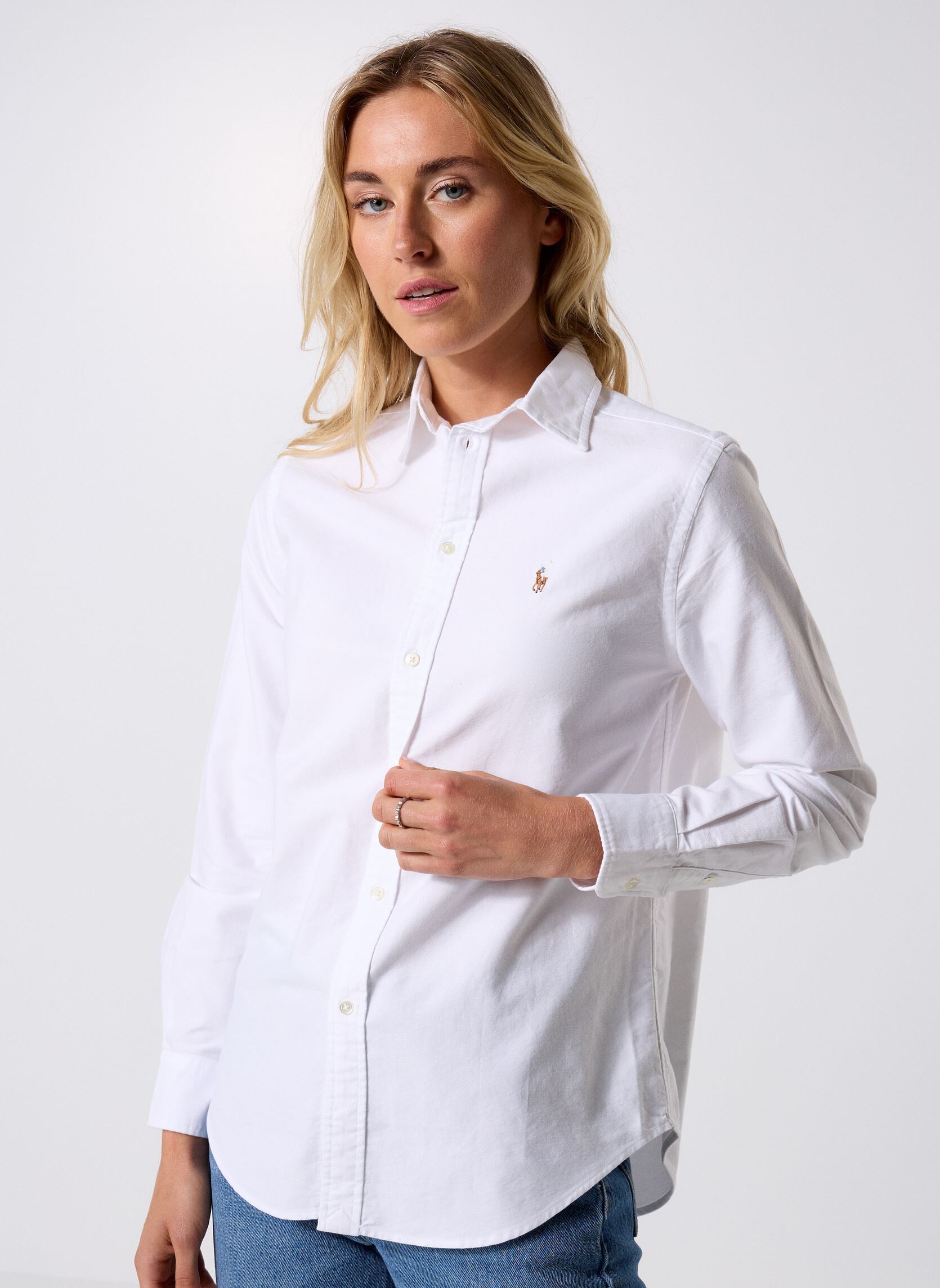 Polo Ralph Lauren Camicie a maniche lunghe - Classic-Long Sleeve-Button Front Shirt donna