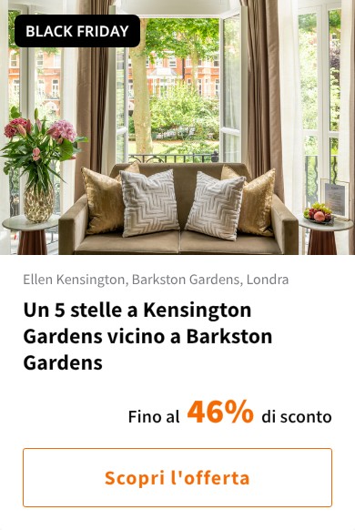 Un 5 stelle a Kensington Gardens vicino a Barkston Gardens