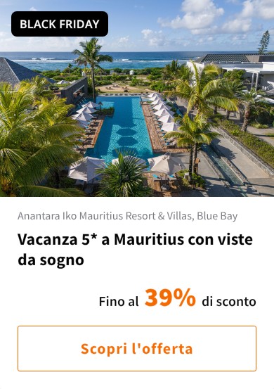 Vacanza 5* a Mauritius con viste da sogno