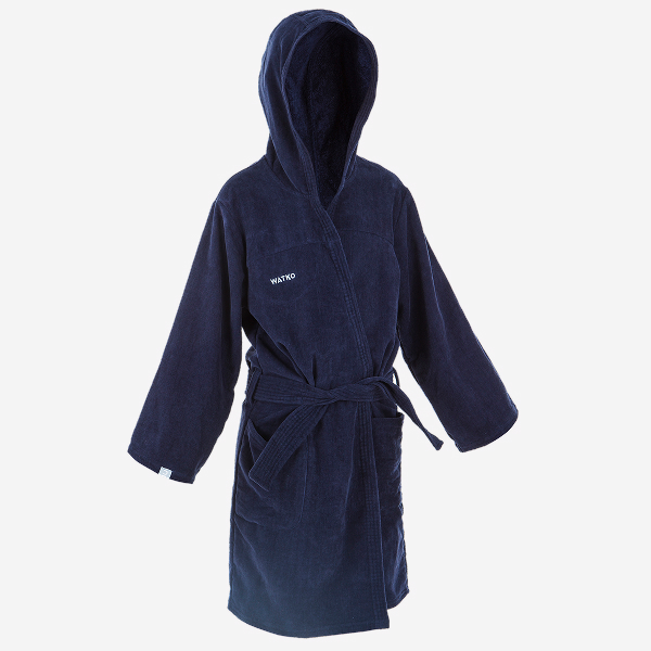 WATKO Accappatoio pallanuoto bambino 900 cotone blu