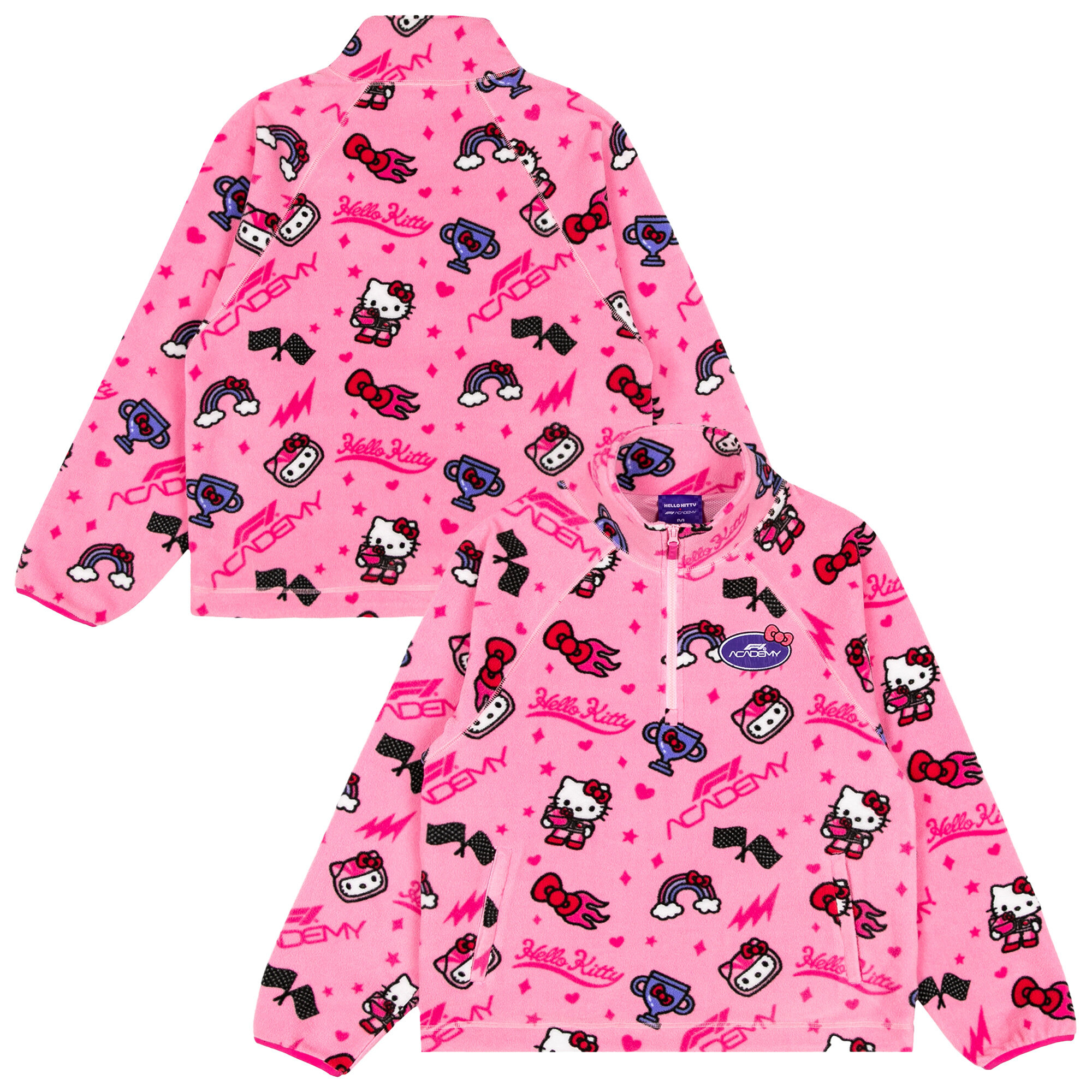 Formula 1 Academy Hello Kitty All Over Print Fleece - Pink - Unisex