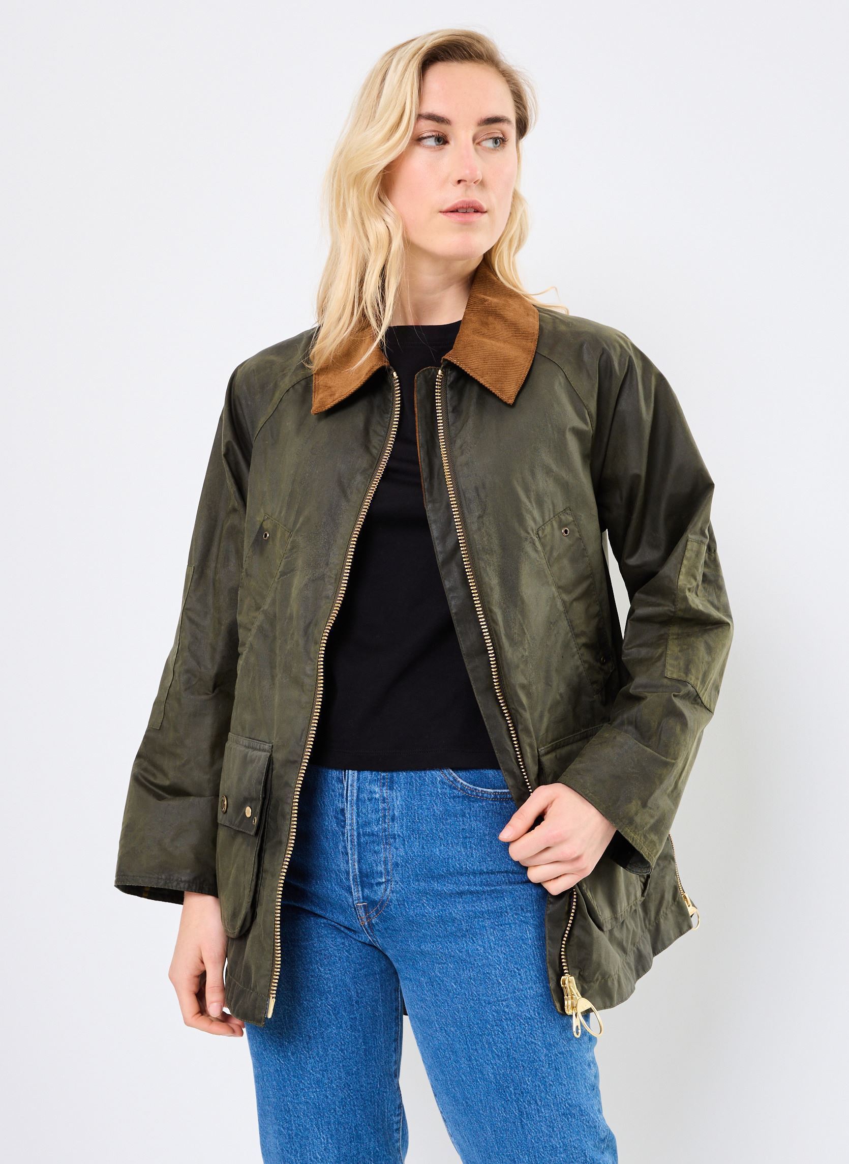 Barbour Parkas Giacca - RAELYNN WAX JACKET donna verde
