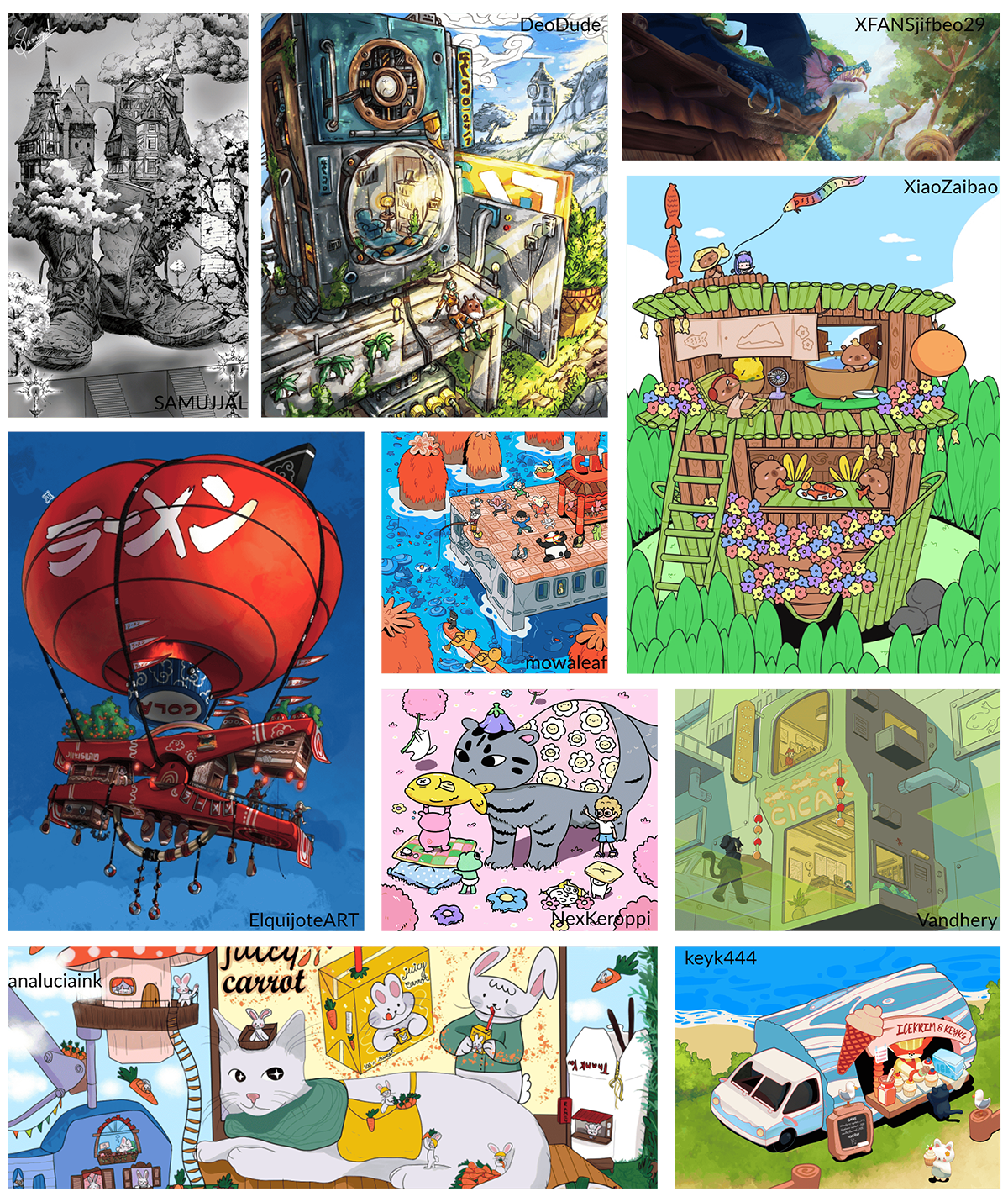 Opere del Concorso Micro Vista, Macro Immaginazione