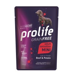 Image of Prolife Adult Mini Manzo e patate umido cane grain free
