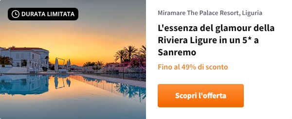 L'essenza del glamour della Riviera Ligure in un 5* a Sanremo
