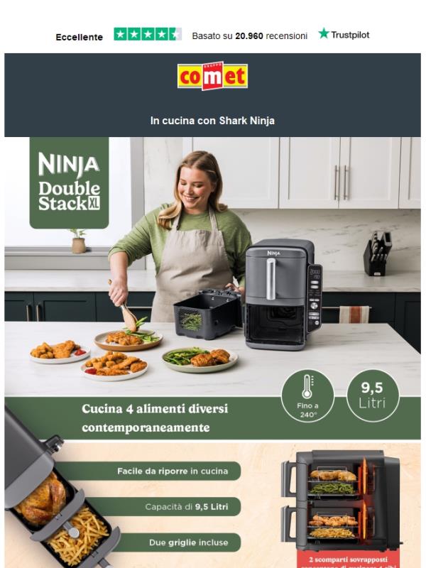 Cucina con Shark Ninja 👩‍🍳⚡