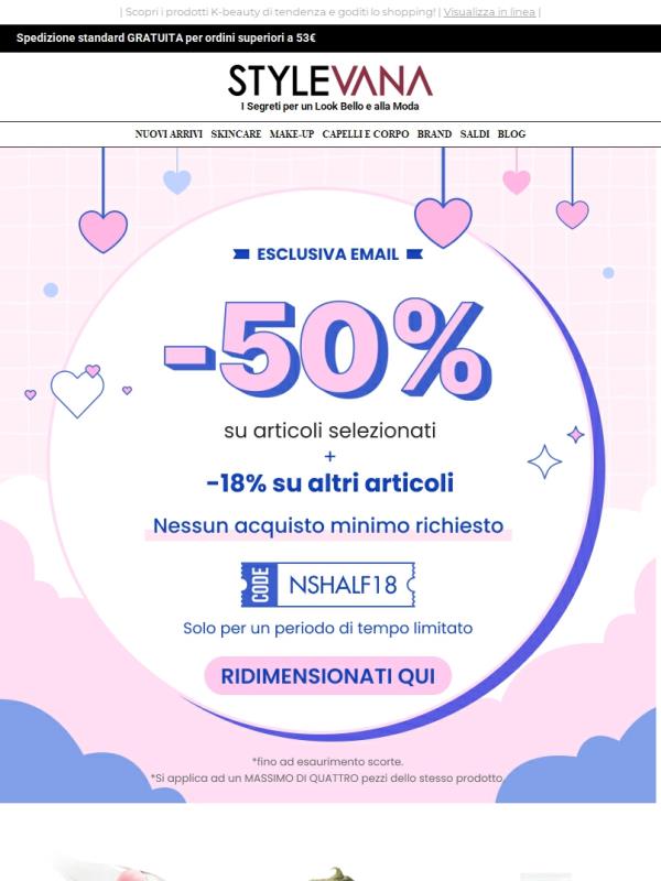 Risparmia il 50 % ADESSO! 😎